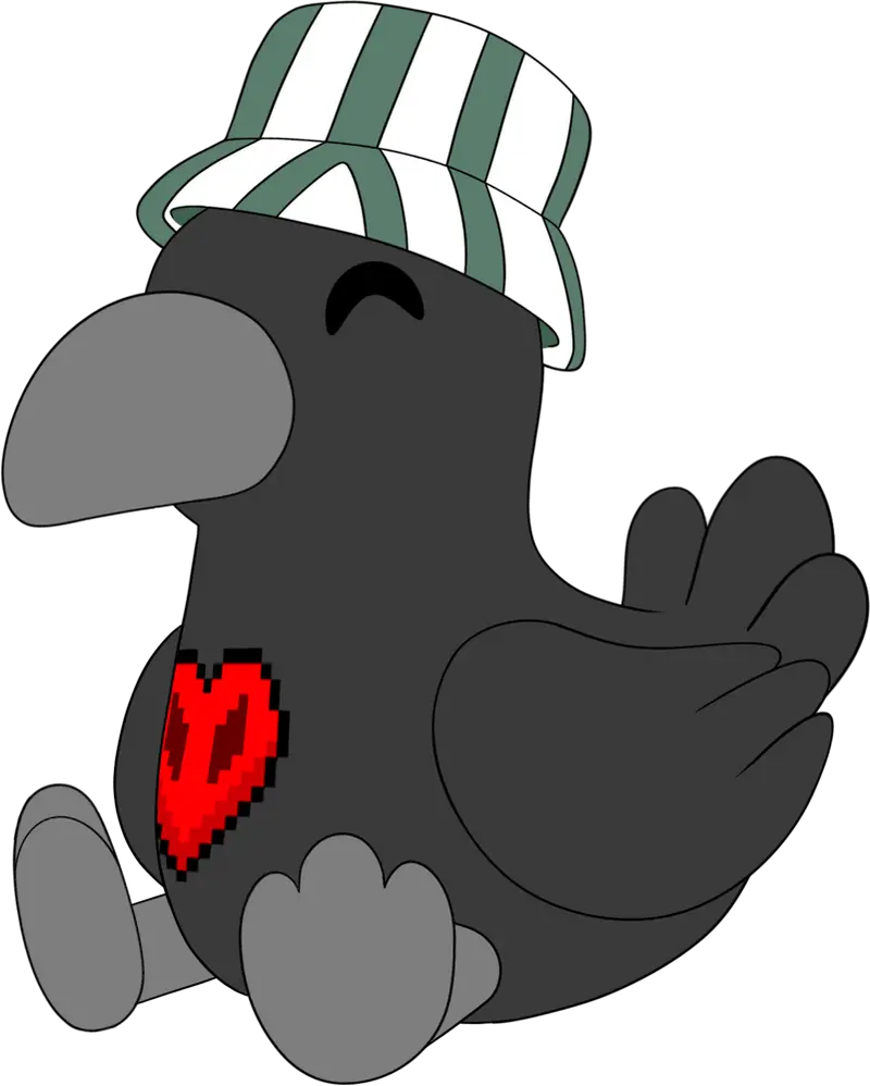 Ph1LzA Crow Plush (9in)
