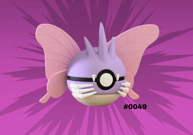 Pokeball Aéromite / Venomoth