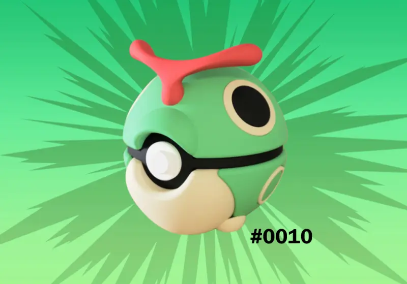 Pokeball Chenipan / Caterpie