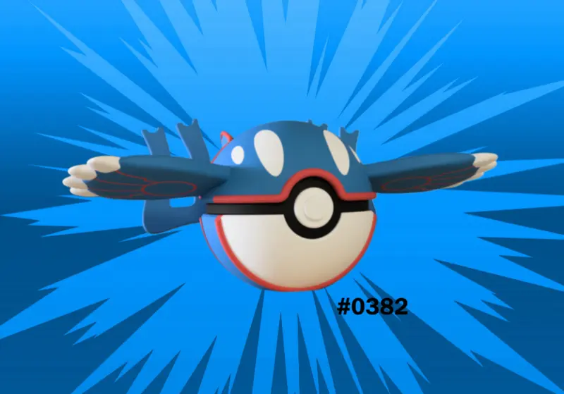 Pokeball Kyogre