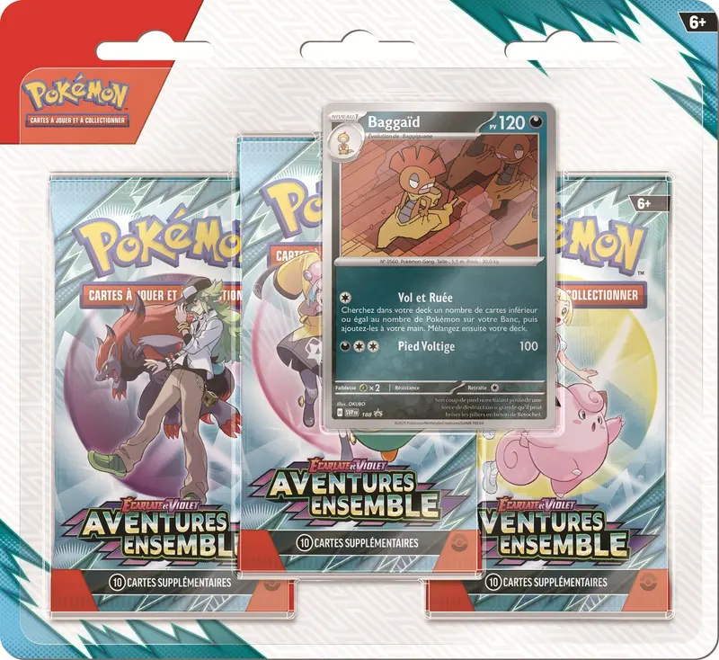 Pokémon - Tri Pack de 3 Boosters EV09