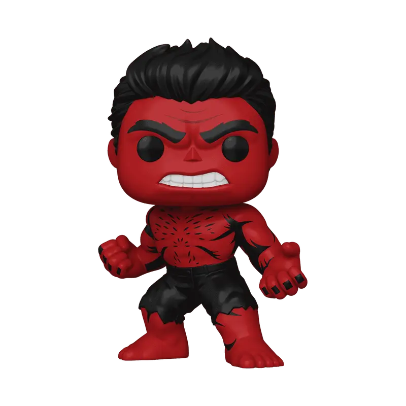 Pop! Super Red Hulk (Retro Comic Deco)