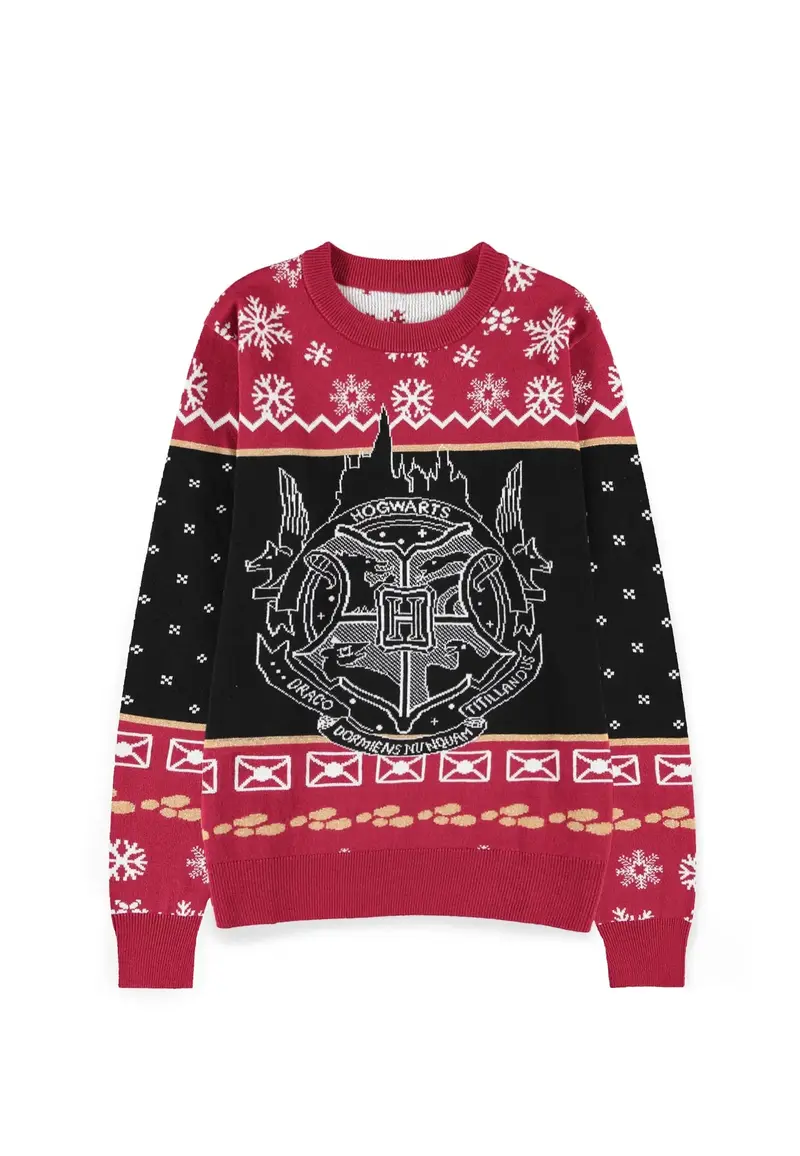Pull de Noël Harry Potter - Blason de Poudlard