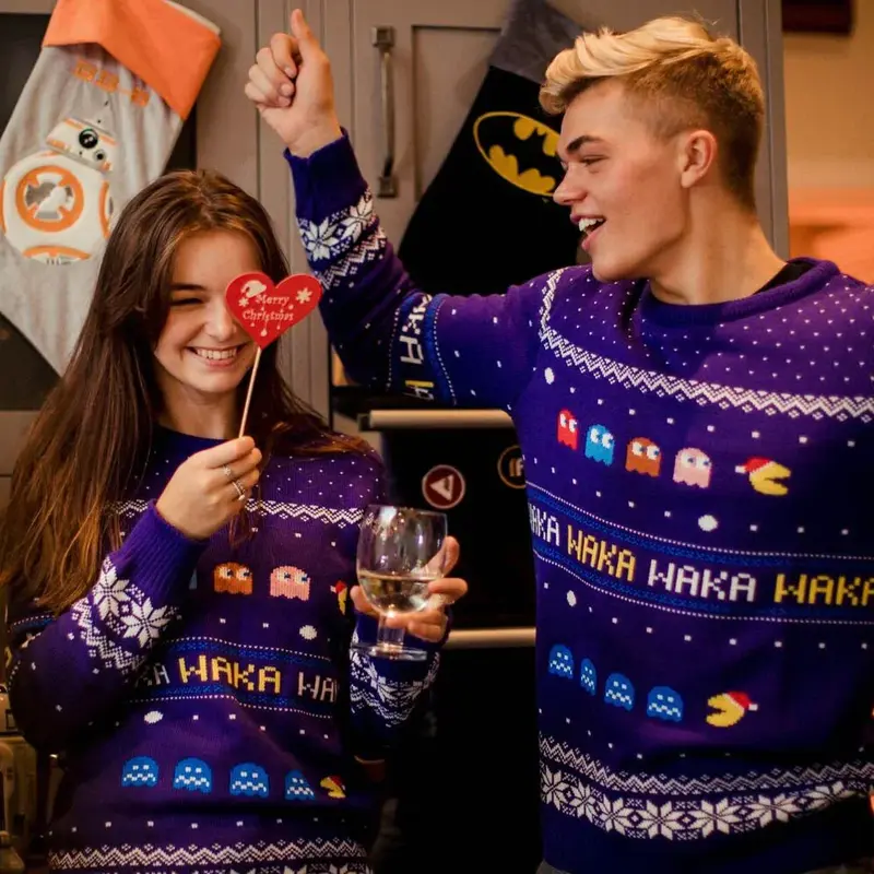 Pull de Noël Pac-Man