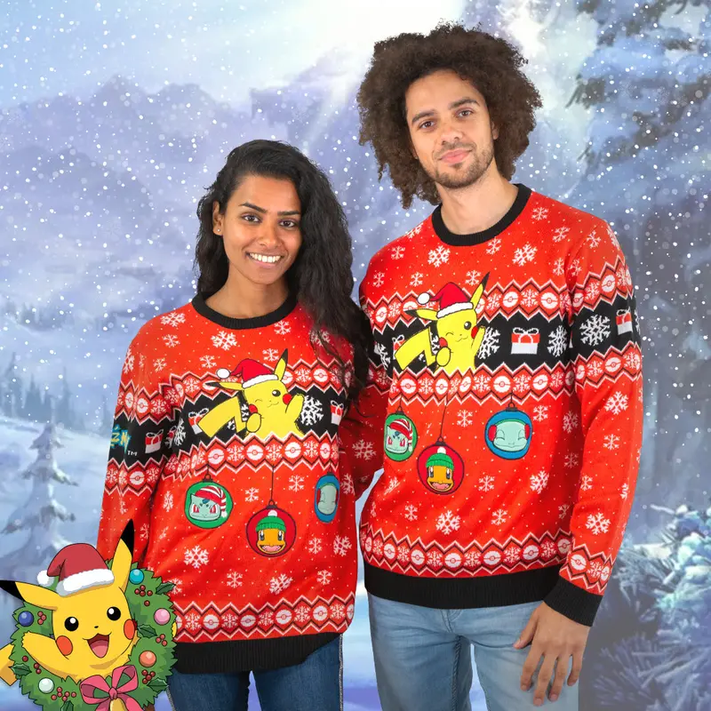 Pull de Noël Pokemon