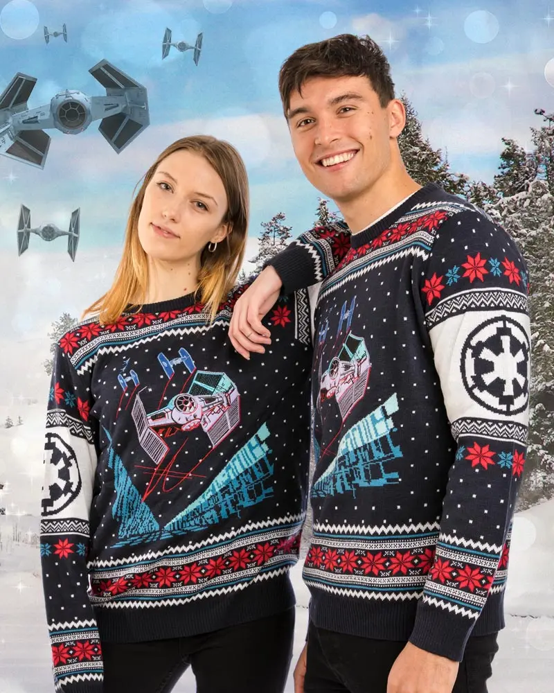 Pull de Noël TIE Fighter