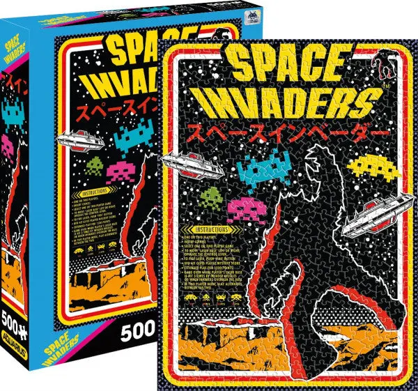 Puzzle Space Invaders - 500 pièces