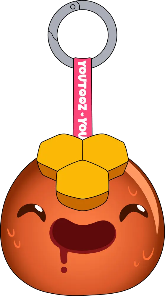 Radiant Honey Slime Keychain (5in)
