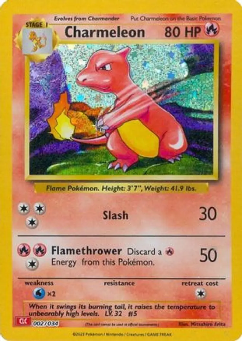 Reptincel / Charmeleon - 002/034