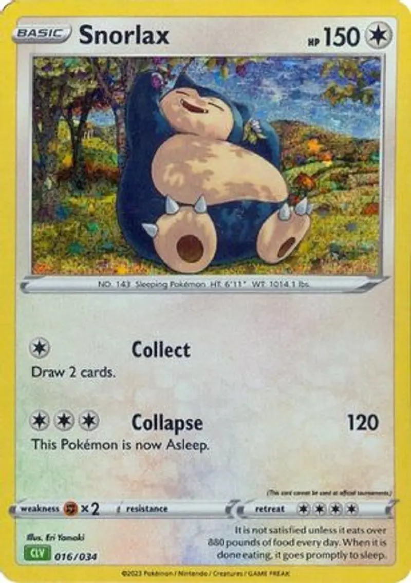 Ronflex / Snorlax - 016/034