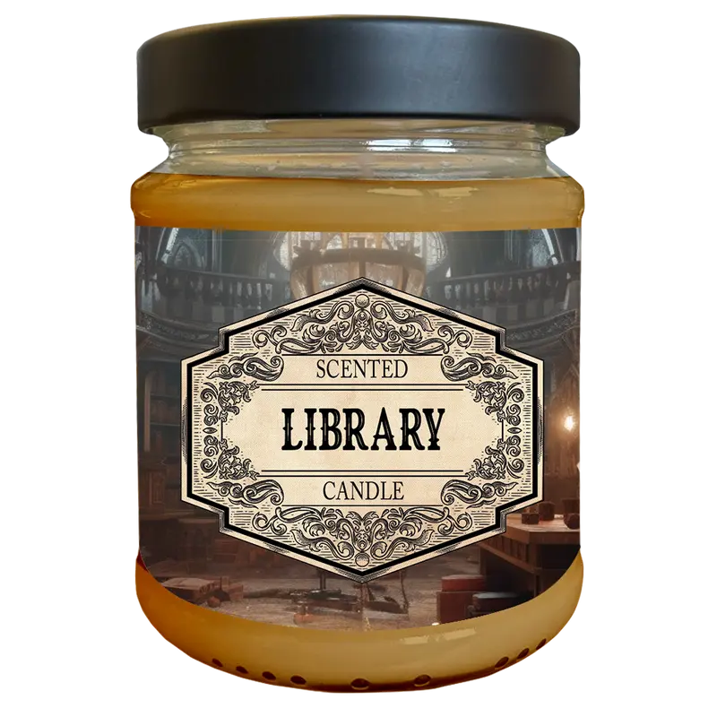 Scented Candle - Library with surprise dice