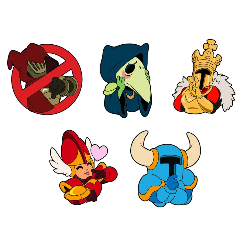 Set de pin's Shovel Knight