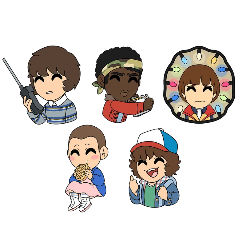 Set de pin's Stranger Things