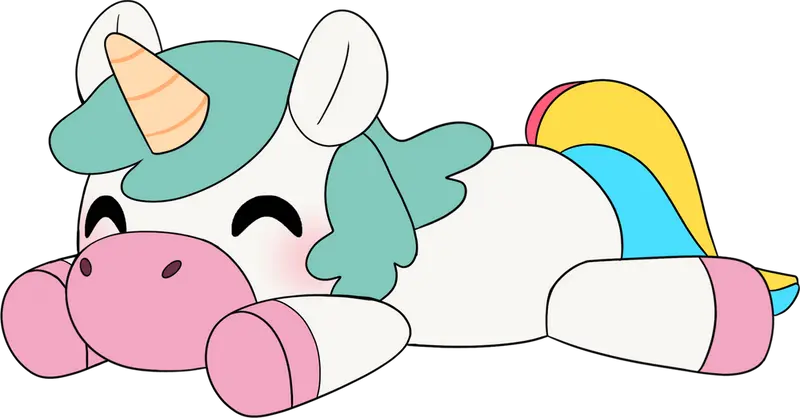 Smajor Unicorn Plush (9in)