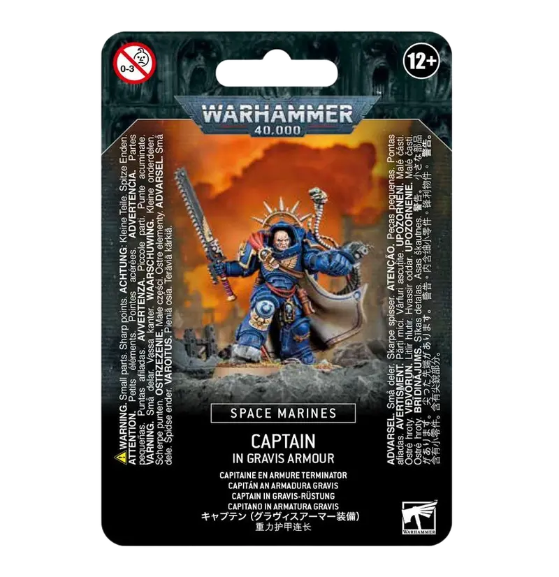 Space Marines - Captain in gravis armour (48-70)