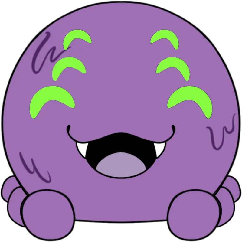 Spider Slimecicle Stickie (6in)