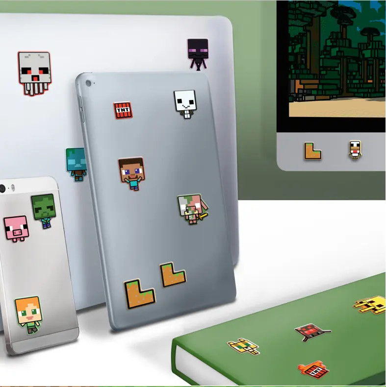 Stickers 3D Minecraft Puffy – Paladone