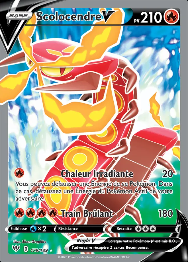 SWSH03_179/189 Scolocendre V