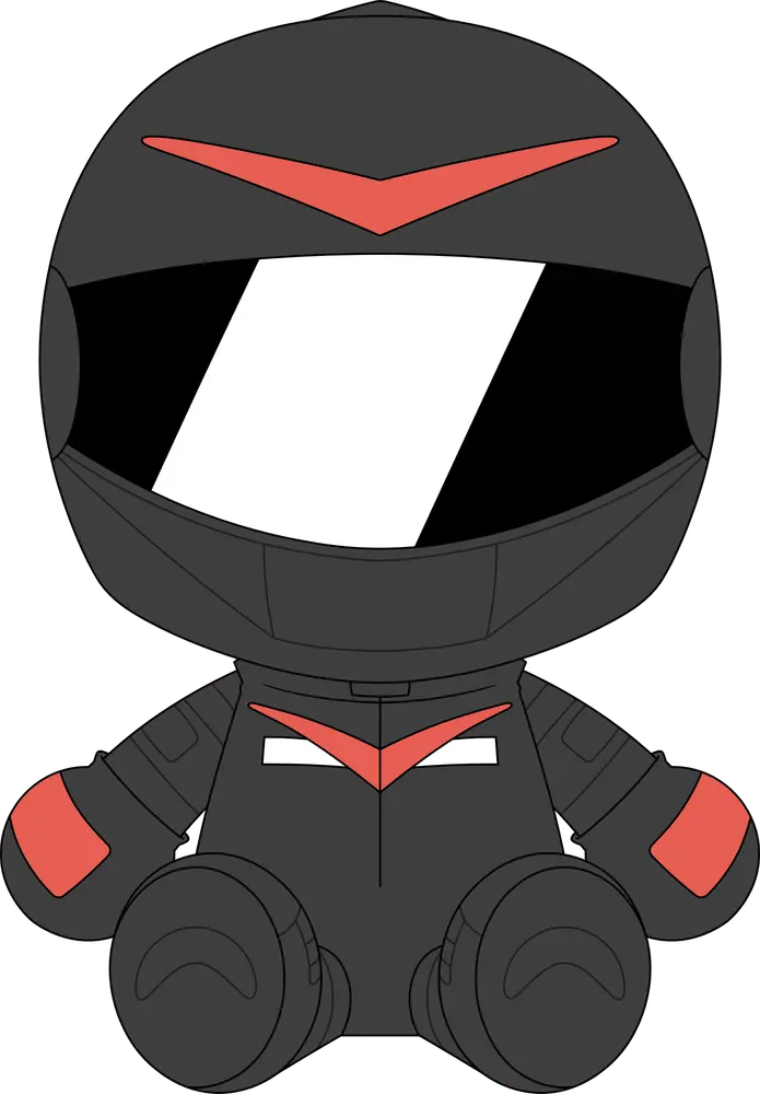 The Motorcyclist Plush (9in)