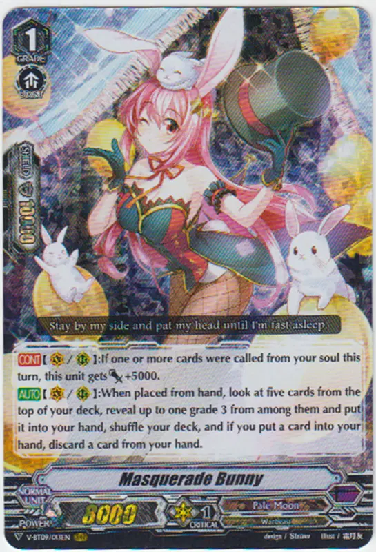 V-BT09/013 Masquerade Bunny