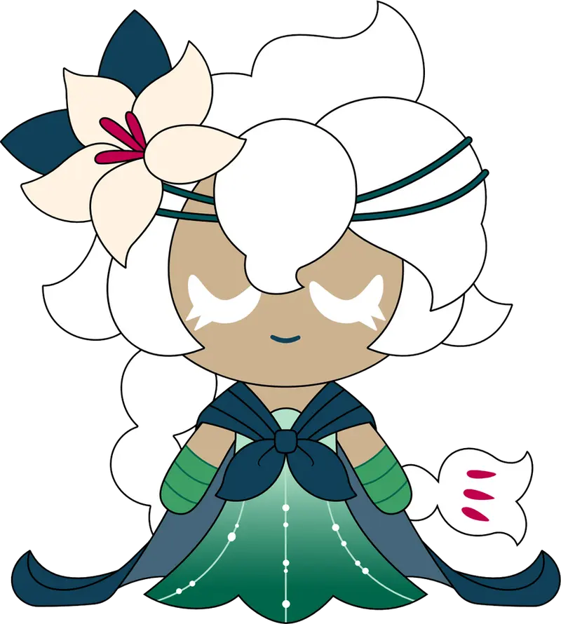 White Lily Cookie Plush (9in)