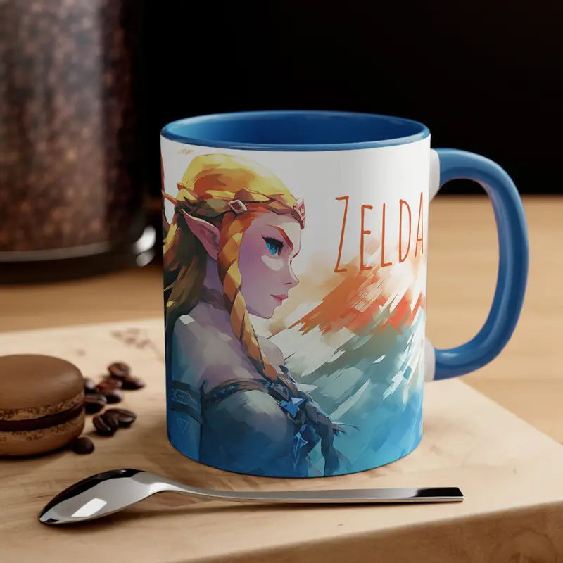 Zelda and Link Mug