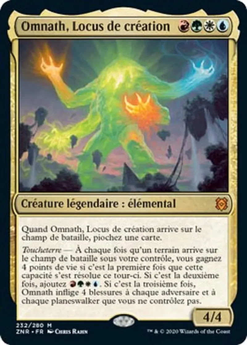 ZNR_232/280 Omnath, Locus de création